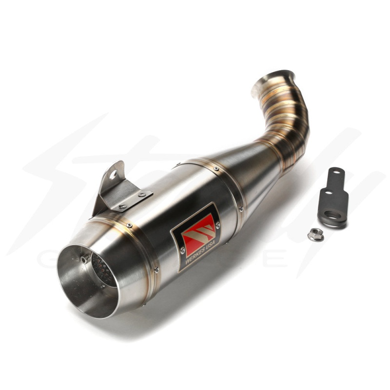 Competition Werkes GP Low Mount Slip On Exhaust for 2017+ KTM RC Duke 390 - Image 4