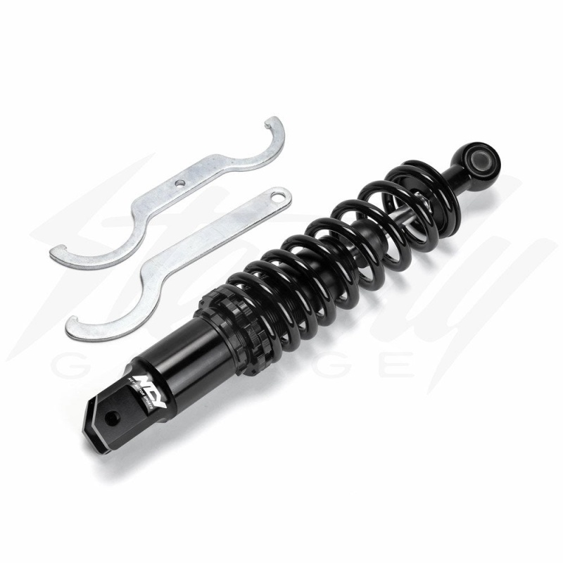 NCY Honda Navi 305mm Long Coilover Rear Shock - Black - Image 2