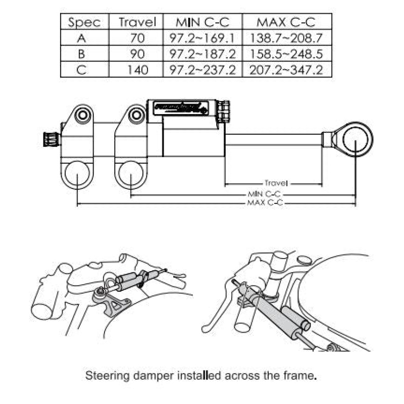 RacingBros Sniper Steering Damper - Universal - Image 7