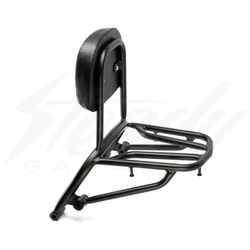 PRIMA REAR RACK WITH BACK REST - YAMAHA ZUMA 125 (2009-2015) - Image 5