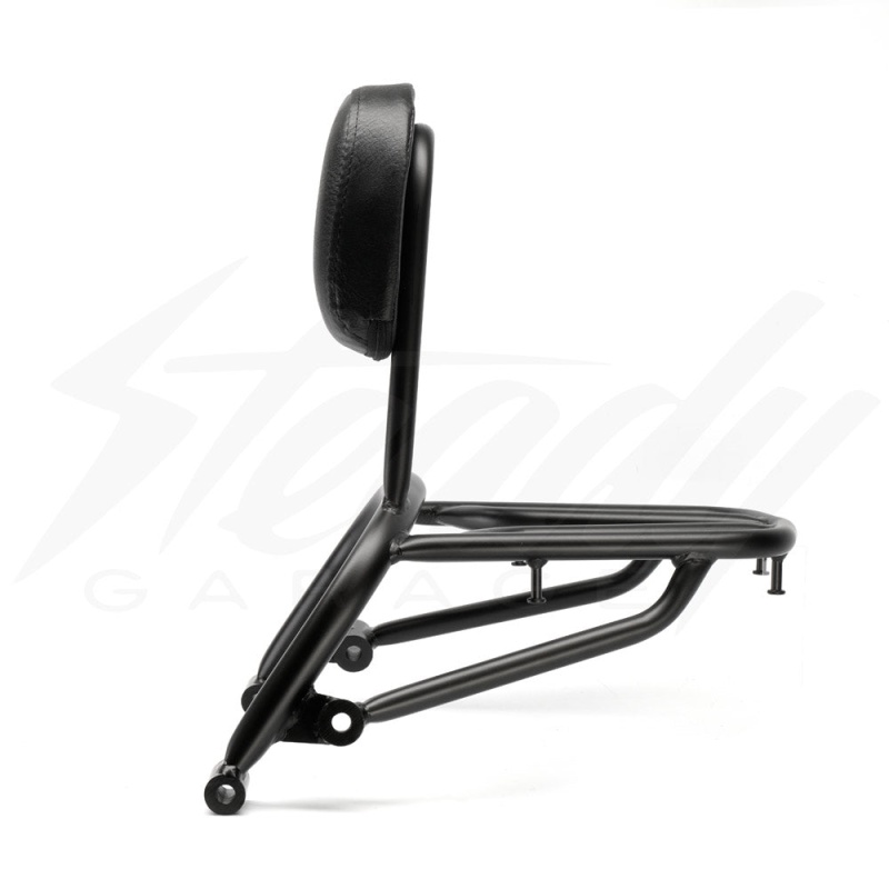 PRIMA REAR RACK WITH BACK REST - YAMAHA ZUMA 125 (2009-2015) - Image 4