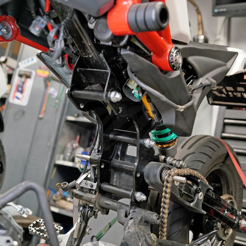 Chimera Engineering Bracket to Mount ZS190 Zongshen 190CC Engine to SSR Razkull Honda Grom 125 (2014-2020) - Image 9