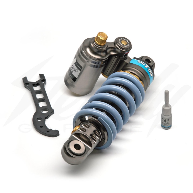 Gears Racing Hill-2 Plus Rear Coilover Shock Honda Grom 125 (2022+) (BLUE SPRING) - Image 3