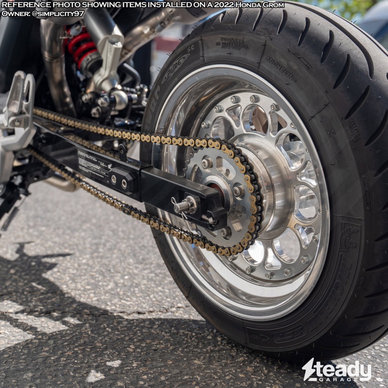 Chimera Engineering Wheels DRAGGER 3PC Modular Rims - 12x6 + 12x4 - Honda Grom 125, Monkey 125 (ALL YEARS) - Image 4