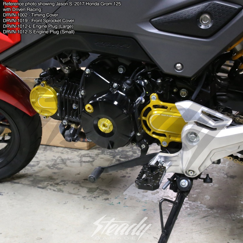 Driven Racing Front Sprocket Cover - Honda Grom (2014-2020), Monkey 125 (2018-2021) - Image 4