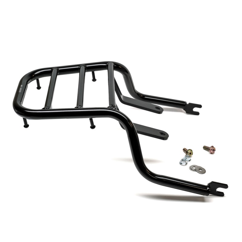 TB Rear Luggage Rack Carrier Black / Chrome  - Honda Monkey 125 (ALL YEARS)