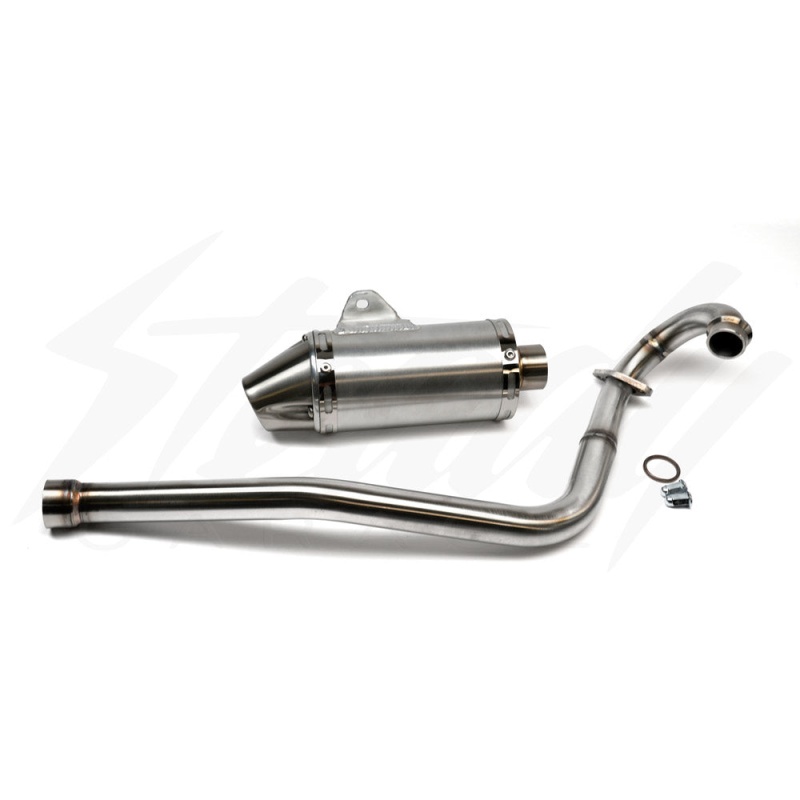 Piranha T4 Stainless Full Exhaust - Honda CRF110F (2013-2018) - Image 2