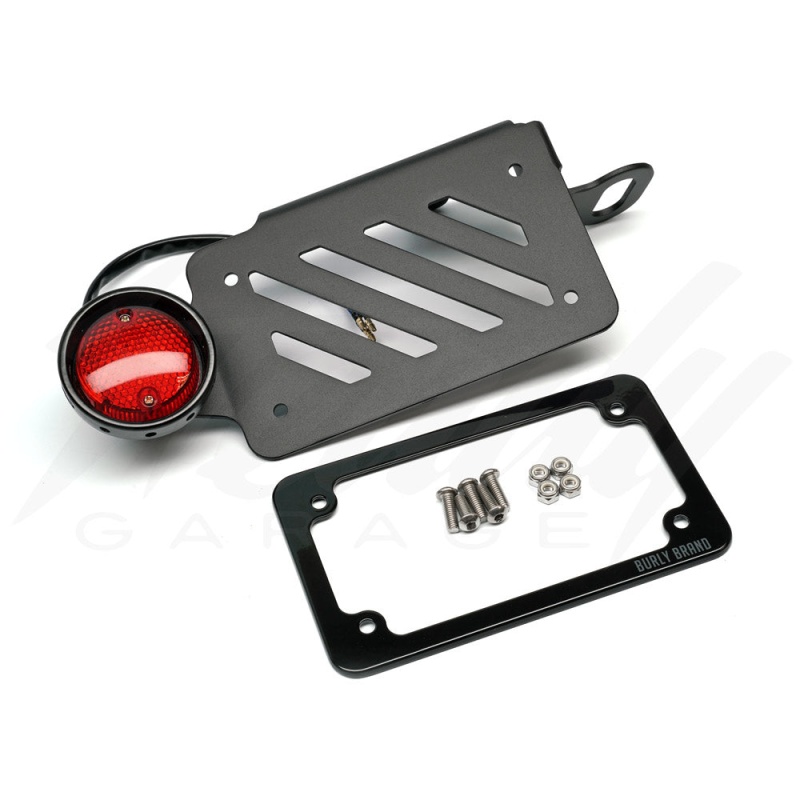 Burly Brand 2022+ Honda Rebel 1100 Slash Cut Side Mount LED Taillight and License Plate Kit - Image 3