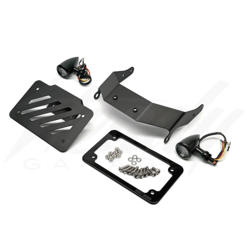 Burly Brand 2022+ Honda Rebel 1100 Slash Cut Turn Signal and License Plate Kit - Image 2