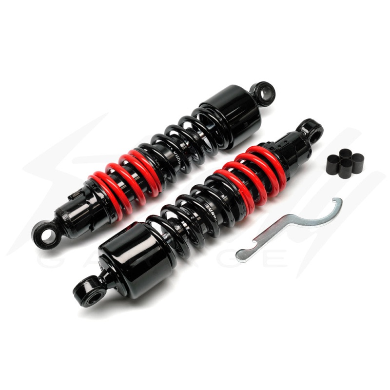 Burly Brand 2022+ Honda Rebel 1100 13" Stiletto Shocks - BLACK - Image 2