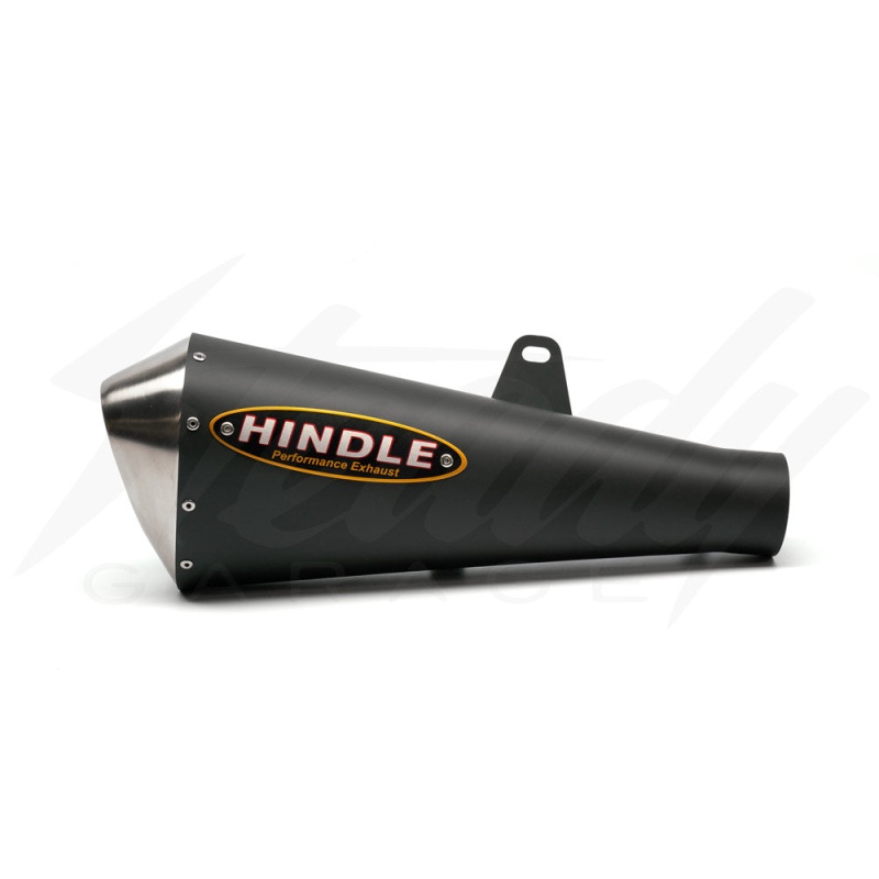 Hindle Stainless EVO Megaphone Full Exhaust System - Honda Grom 125 (2022+) - Black Ceramic w/Stainless Tip - Image 3