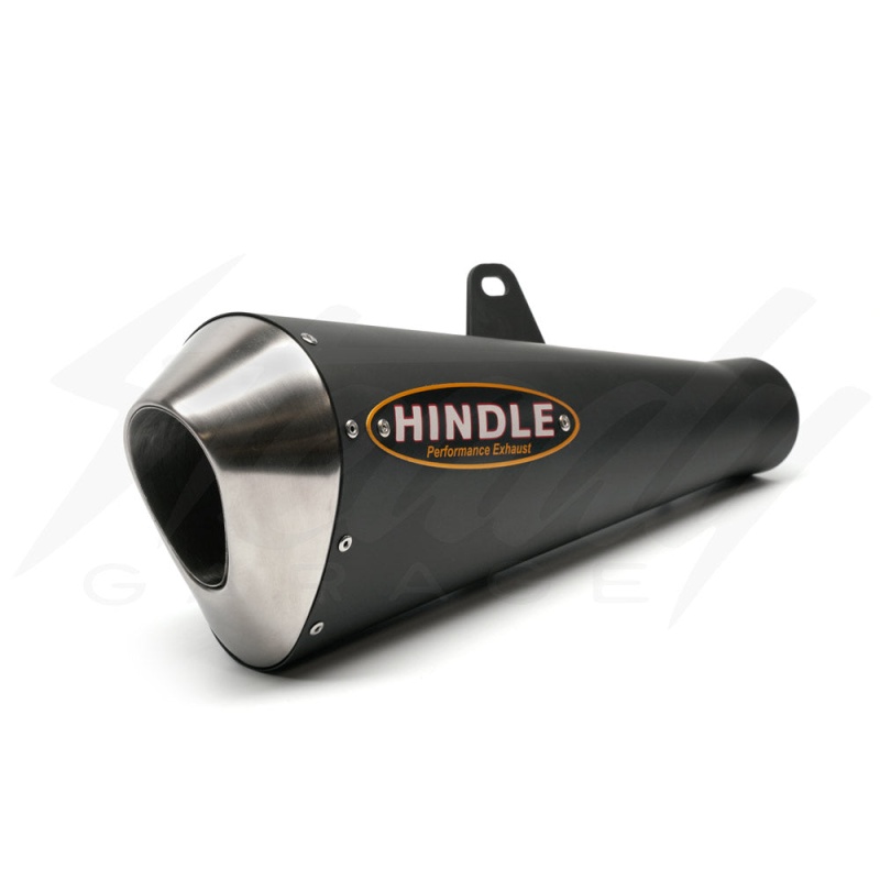 Hindle Stainless EVO Megaphone Full Exhaust System - Honda Grom 125 (2022+) - Black Ceramic w/Stainless Tip - Image 4