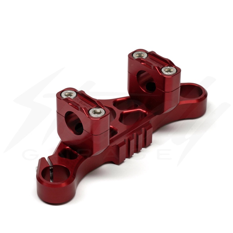 Chimera Engineering Moto Style Top Steering Plate with Riser Clamps for Super73 S2 ZX Front Suspension - Image 4