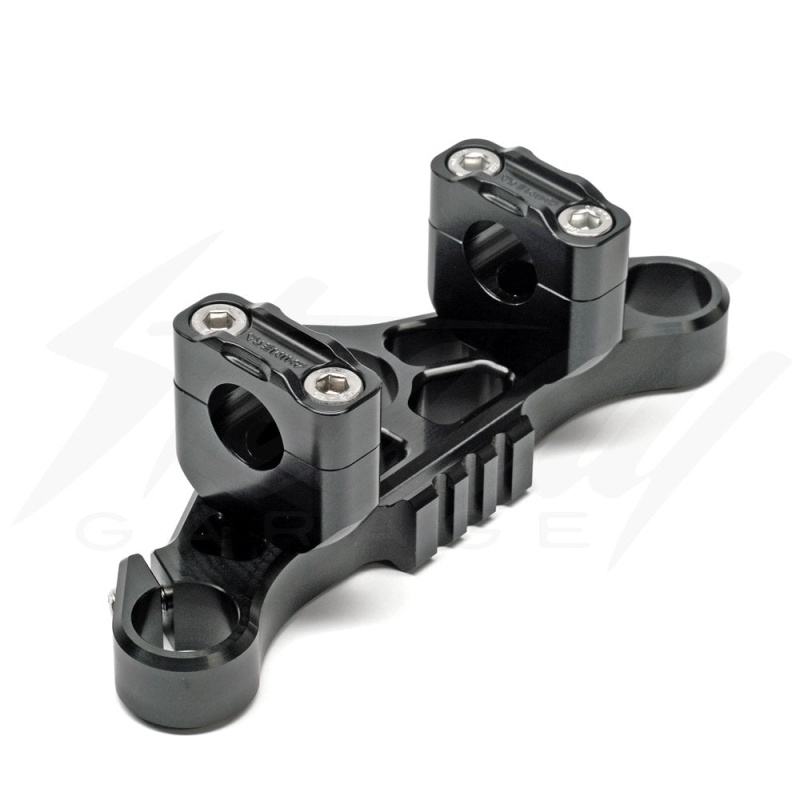 Chimera Engineering Moto Style Top Steering Plate with Riser Clamps for Super73 S2 ZX Front Suspension - Image 3