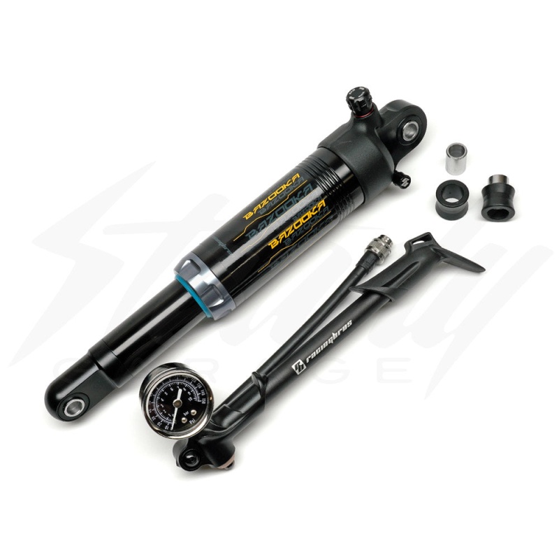 Racing Bros Rear Bazooka 1.0 Air Shock w/Pump - Honda CRF110F 2013- Present - Image 2