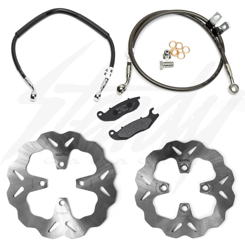 Galfer Racing Brake Upgrade Package Honda Grom (2014-2020) (NON ABS) - Image 2