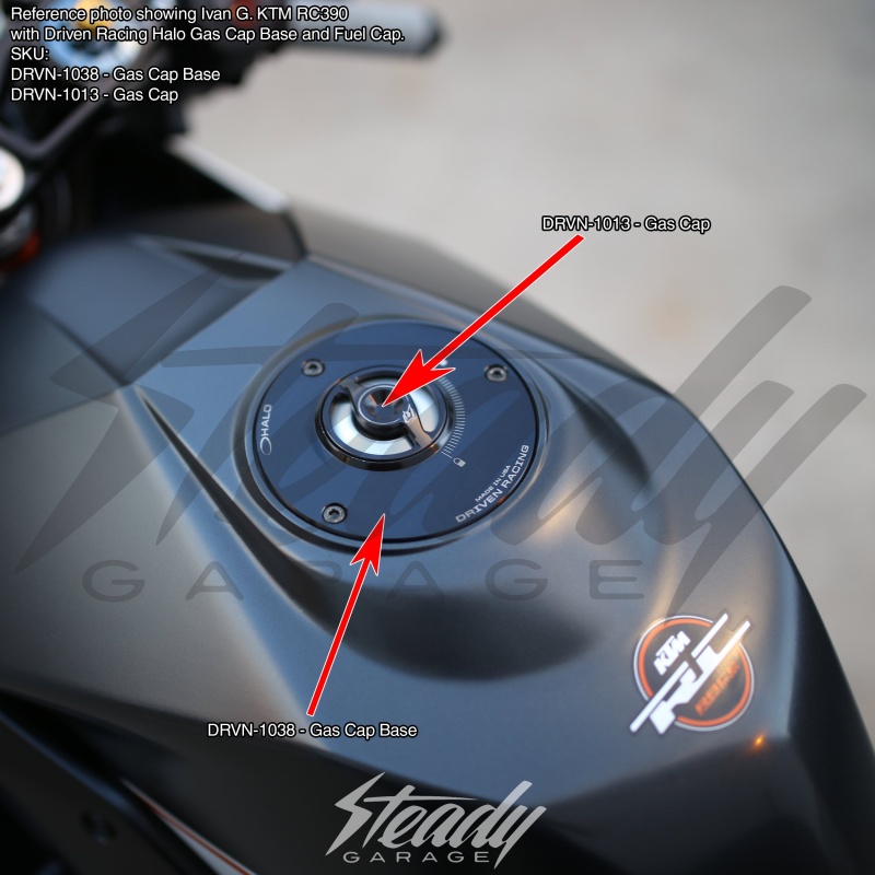 Driven Racing Halo Gas Cap Base KTM RC Duke 390 - Image 5