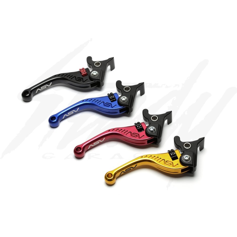 ASV F3 Shorty Brake / Clutch Lever Honda GROM Monkey 125 - Image 3