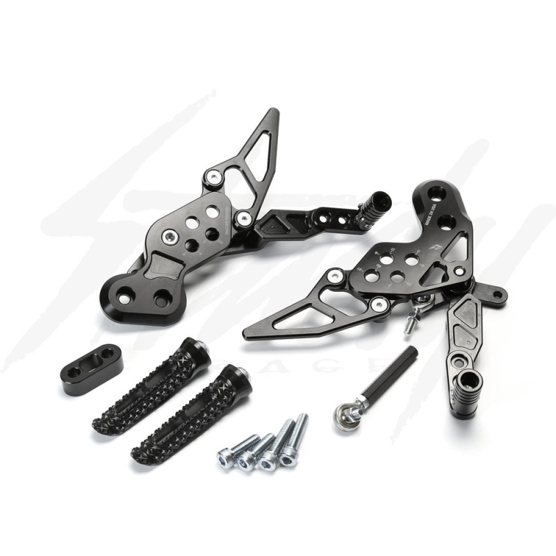 Driven TT Rear Sets for Kawasaki Z125 Pro - Image 2