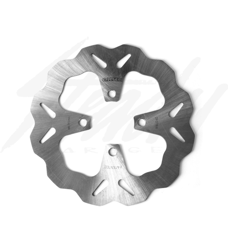 Galfer Racing 220mm Wave Front Brake Rotor Honda Grom Monkey 125 (2014-2021) (NON-ABS) - Image 2