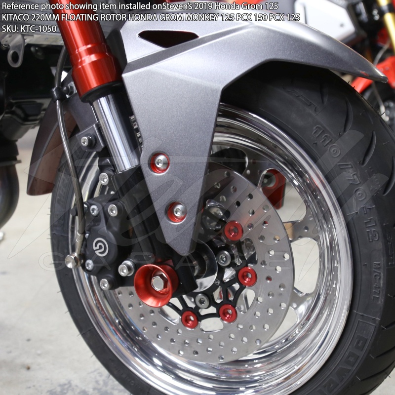 Kitaco 220mm Floating Rotor Honda Grom Monkey 125 PCX 150 PCX 125 (NON-ABS) - Image 7