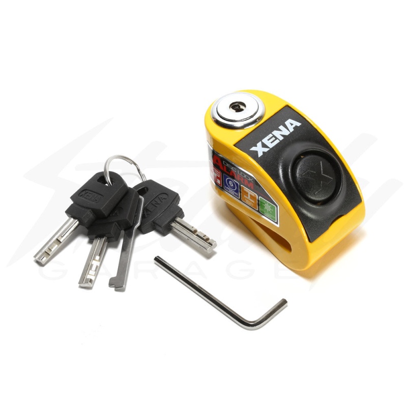 Xena XX-6 Disc Lock with Alarm - Yellow - Image 2