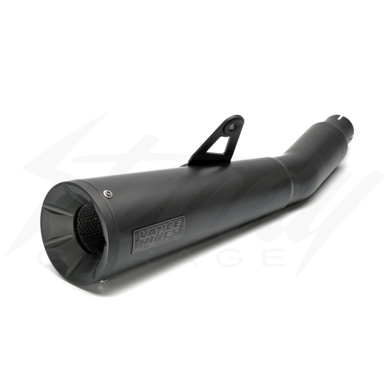 Vance & Hines Matte Black Upsweep Slip On Muffler - HONDA REBEL 1100 - Image 5