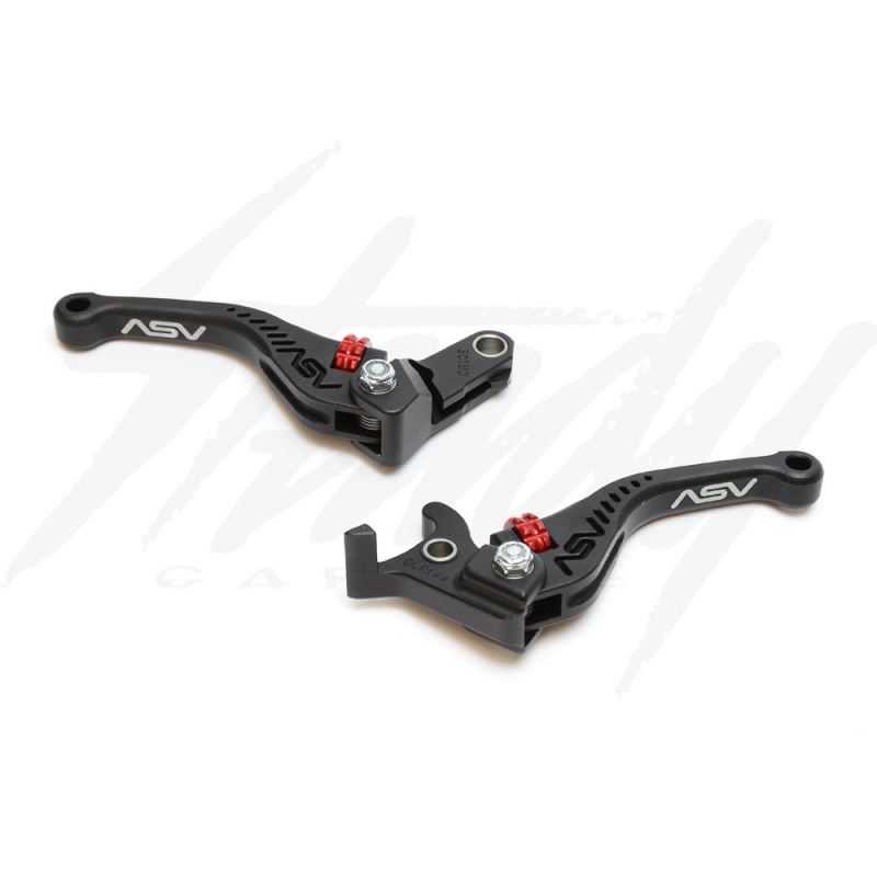 ASV C5 Shorty Brake / Clutch Lever Honda Grom Monkey 125 - Image 4