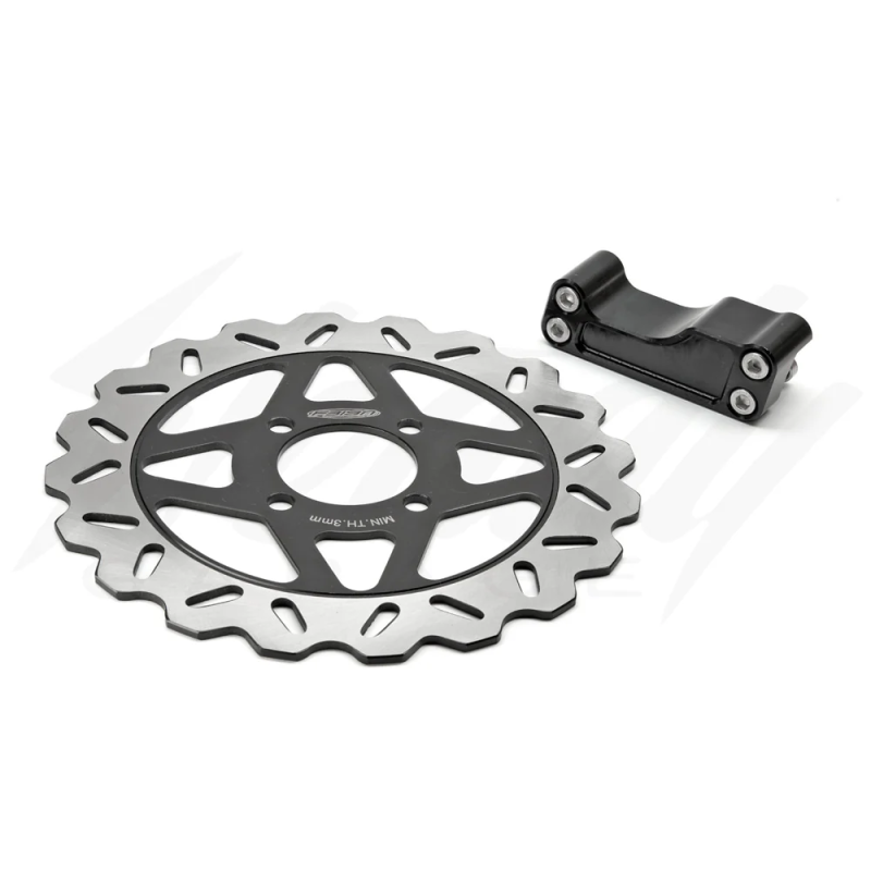 Feign Oversize 245mm Front Disc Rotor Kit - HONDA GROM MONKEY 125 (4 Rotor Bolt)