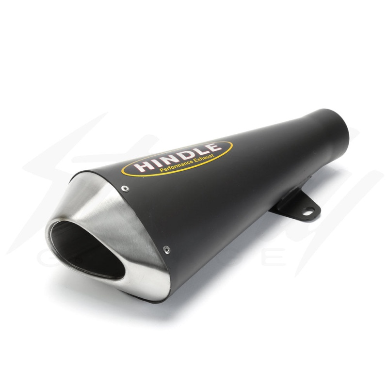 Hindle Black Ceramic EVO Megaphone Full Exhaust System - Kawasaki Z125 Pro (ALL YEARS) - Image 4