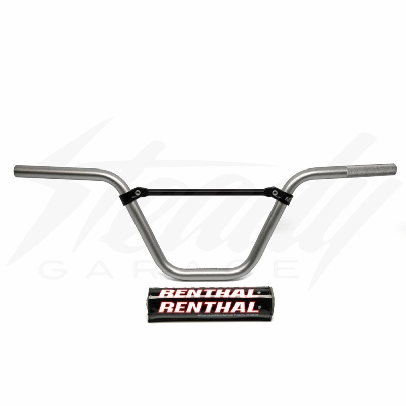 Renthal Mini 7/8" Off-Road Handlebars - Mini/Playbike/MX - 7 1/2 inch rise - Image 2