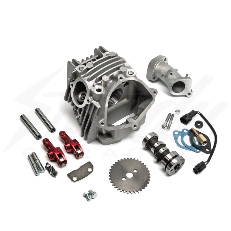 TB 143,165, & 178cc Race Head V2 and Intake Upgrade Kit - Kawasaki Z125 Pro - Image 2