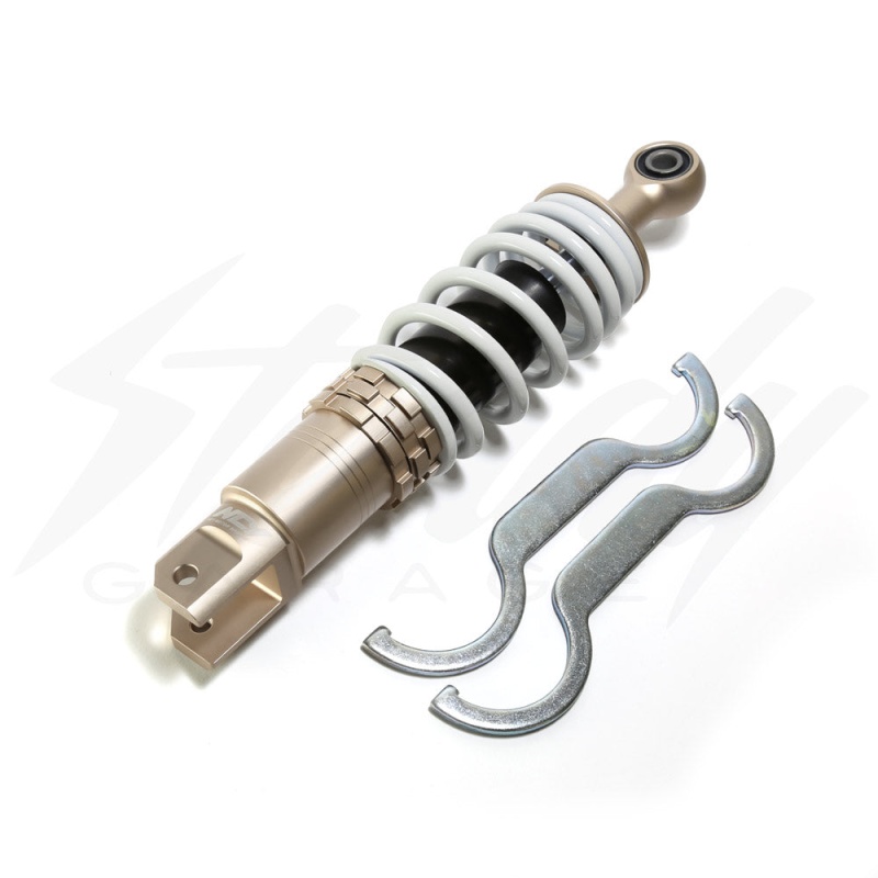 NCY Honda Ruckus 265mm Coilover Rear Shock - White - Image 2