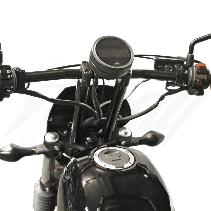 Chimera Engineering Black Handlebar Riser - Honda Rebel 300/500 (2017+) - Image 2