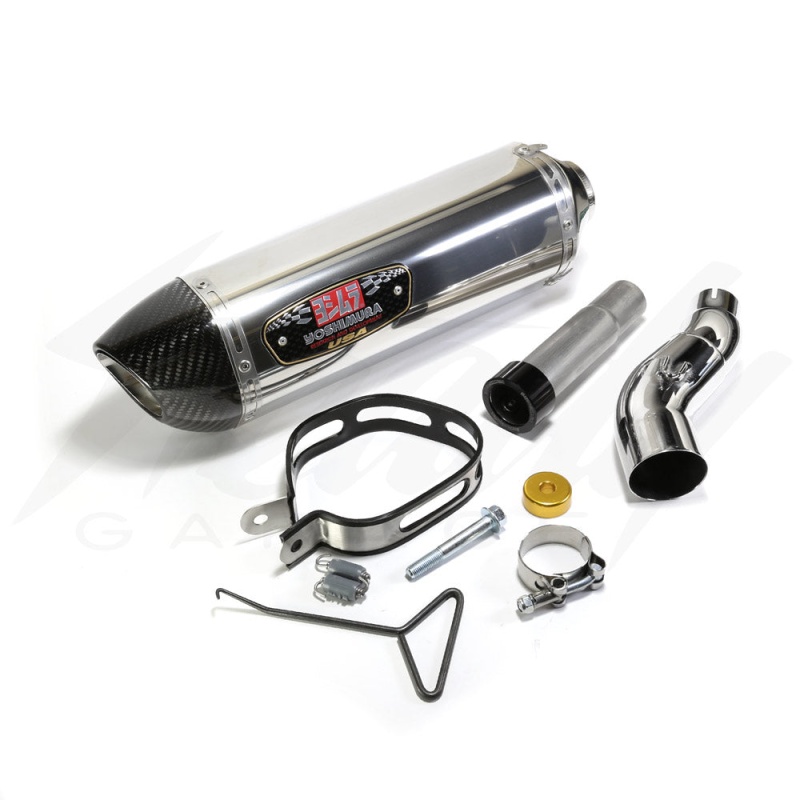 Yoshimura R77 Stainless Steel Street Exhaust System for Kawasaki Ninja 300 (2013-17) - Image 3