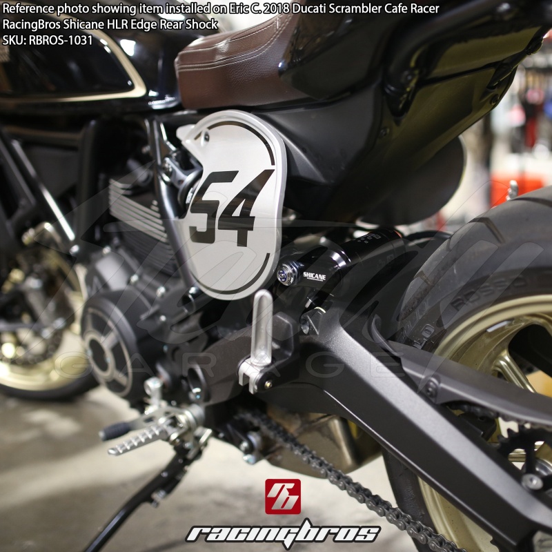 RacingBros Shicane HLR Edge Rear Shock for Ducati Scrambler - Image 4