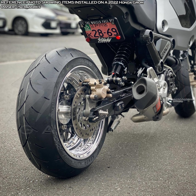 Chimera Engineering Wheels JC MESH 3PC Modular Rims - 12x6 + 12x4 - Honda Grom 125, Monkey 125 (ALL YEARS) - Image 6