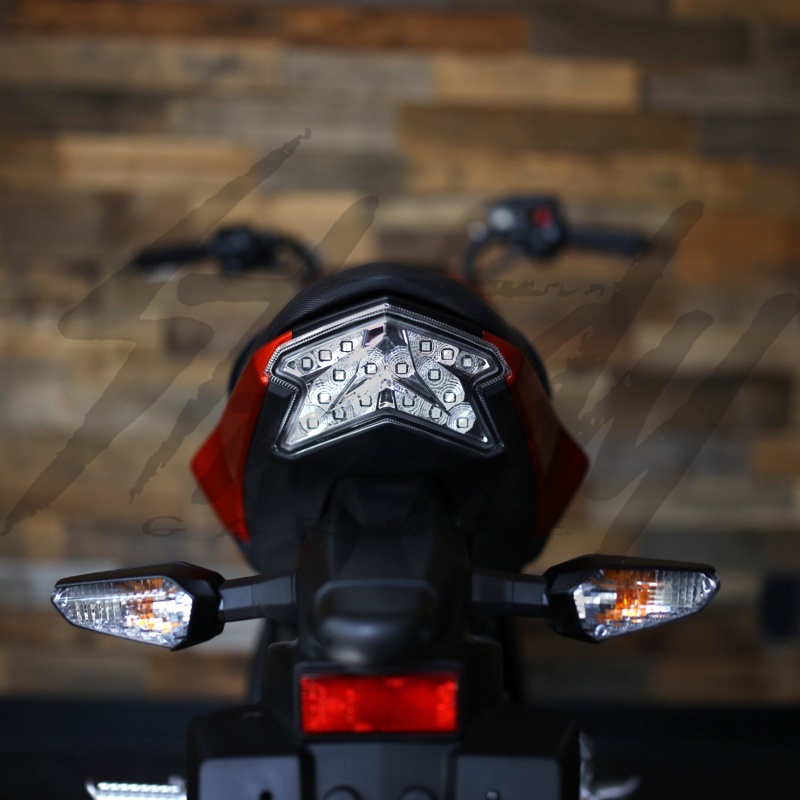 Motodynamic Integrated / Sequential LED Tail Light - Kawasaki Z125 Pro - Image 10