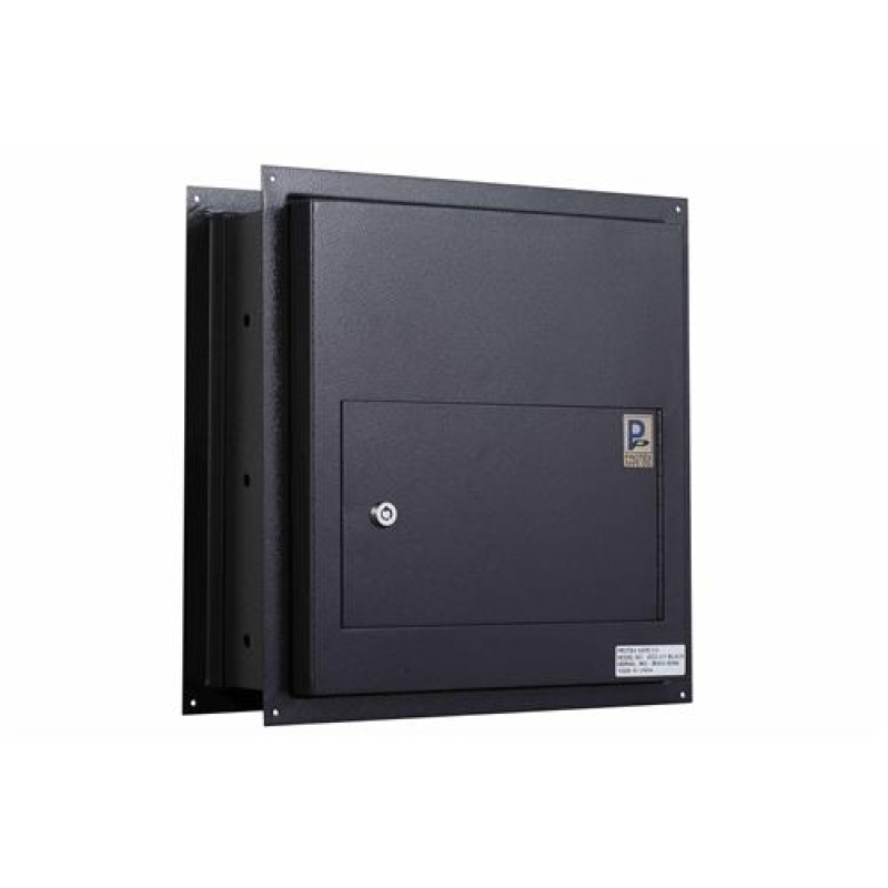 Protex WDS-311-Black Through-The Wall Locking Drop Box