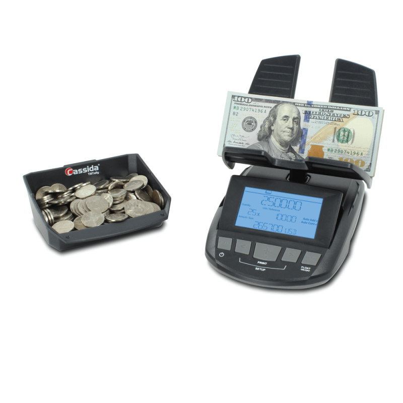 Cassida TillTally Professional Bill & Coin Counting Scale