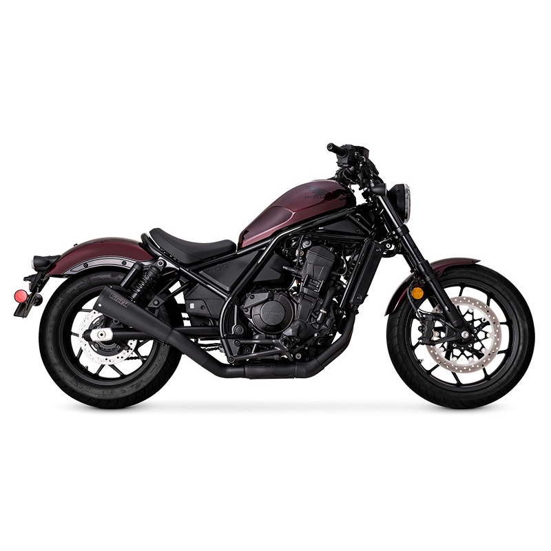 Vance & Hines Matte Black Upsweep Slip On Muffler - HONDA REBEL 1100 - Image 2