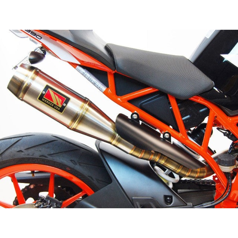 Competition Werkes GP High Mount Exhaust for 2017+ KTM RC 390 - Image 4