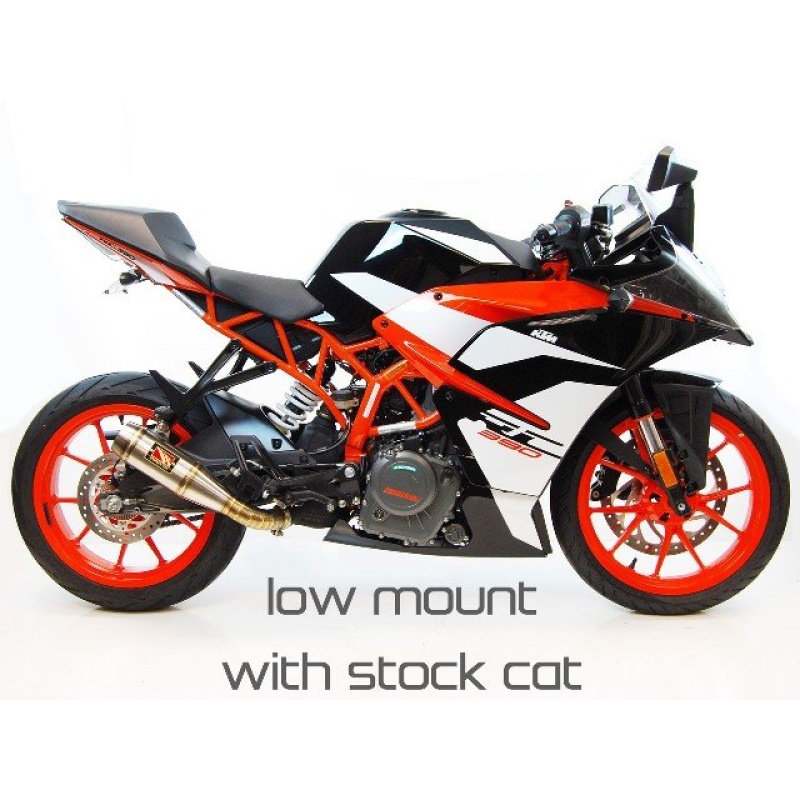 Competition Werkes GP Low Mount Slip On Exhaust for 2017+ KTM RC Duke 390 - Image 9