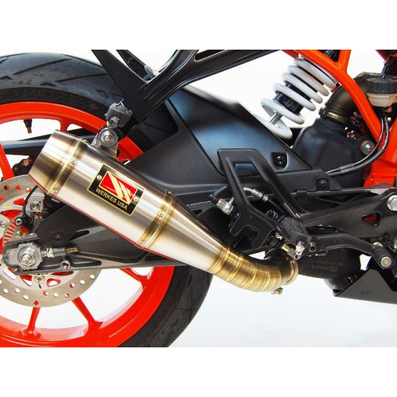 Competition Werkes GP Low Mount Slip On Exhaust for 2017+ KTM RC Duke 390 - Image 8